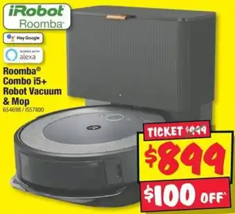 JB Hi-Fi Roomba Combo 15+ Robot Vacuum & Mop offer