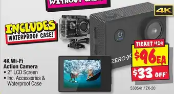 JB Hi-Fi 4K Wi-Fi Action Camera offer