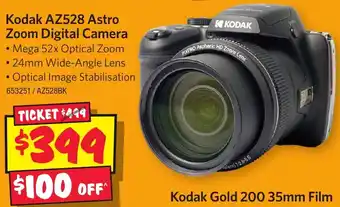 JB Hi-Fi Kodak AZ528 Astro Zoom Digital Camera offer