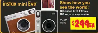 JB Hi-Fi instax mini Evo offer