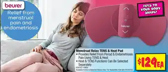 JB Hi-Fi Menstrual Relax TENS & Heat Pad offer