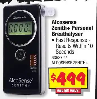Alcosense Zenith+ Personal Breathalyser