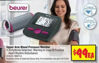 JB Hi-Fi Upper Arm Blood Pressure Monitor offer