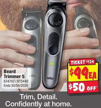 JB Hi-Fi Beard Trimmer 5 offer
