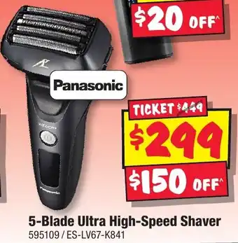 JB Hi-Fi 5-Blade Ultra High-Speed Shaver offer
