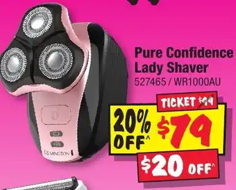 JB Hi-Fi Pure Confidence Lady Shaver offer