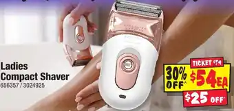 JB Hi-Fi Ladies Compact Shaver offer