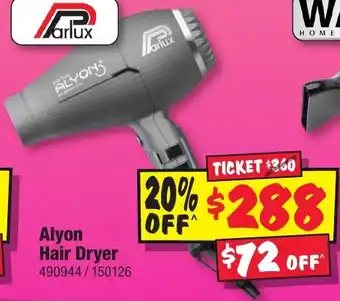 JB Hi-Fi Alyon Hair Dryer offer