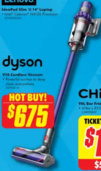 The Good Guys dyson V10 Cordless Vacuum offer