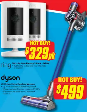 The Good Guys dyson V8 Origin Extra Cordless Vacuum offer