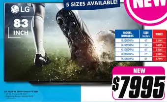 The Good Guys LG 83" OLED 4K EVO C4 Smart TV 2024 offer