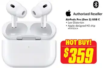 The Good Guys AirPods Pro (Gen 2) USB C offer