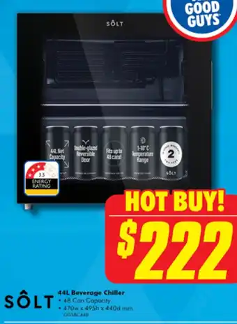The Good Guys SOLT 44L Beverage Chiller offer