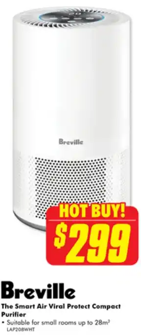 The Good Guys Breville The Smart Air Viral Protect Compact Purifier offer