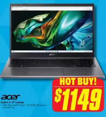 The Good Guys acer Aspire 5 15" Laptop offer