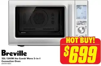 The Good Guys Breville 32L 1200W the Combi Wave 3-in-1 Convection Oven offer