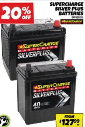 Autobarn SUPERCHARGE SILVER PLUS BATTERIES offer