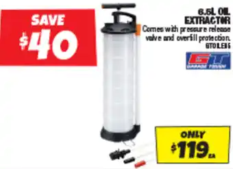 Autobarn 6.5L OIL EXTRACTOR offer