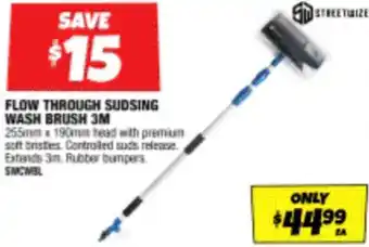 FLOW THROUGH SUDSING WASH BRUSH 3M