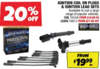 Autobarn IGNITION COIL ON PLUGS & IGNITION LEAD SETS offer