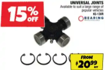 Autobarn UNIVERSAL JOINTS offer