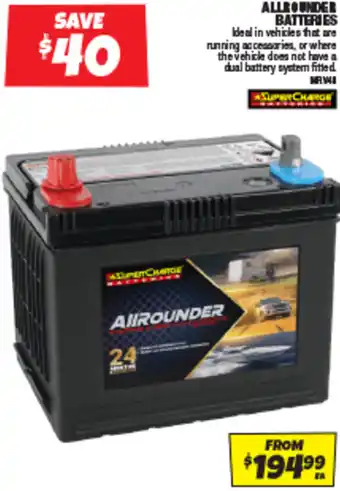 Autobarn ALLROUNDER BATTERIES offer