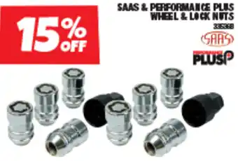 Autobarn SAAS & PERFORMANCE PLUS WHEEL & LOCK NUTS offer