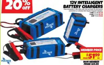 Autobarn 12V INTELLIGENT BATTERY CHARGERS offer
