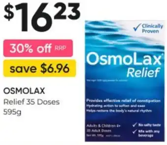 Super Pharmacy OSMOLAX Relief 35 Doses 595g offer