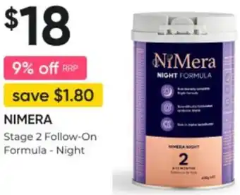 Super Pharmacy NIMERA Stage 2 Follow-On Formula - Night offer