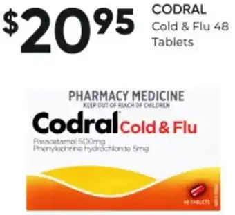 Super Pharmacy CODRAL Cold & Flu 48 Tablets offer