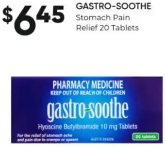 Super Pharmacy GASTRO-SOOTHE Stomach Pain Relief 20 Tablets offer