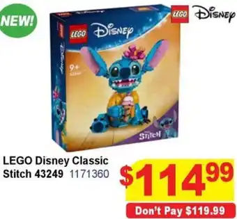 Mr Toys LEGO Disney Classic Stitch offer