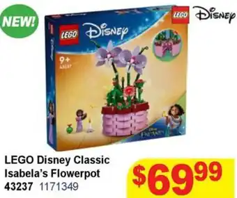 Mr Toys LEGO Disney Classic Isabela's Flowerpot offer