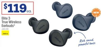 Officeworks Elite 3 True Wireless Earbuds offer