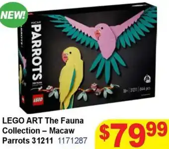 Mr Toys LEGO ART The Fauna Collection - Macaw Parrots offer