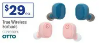 Officeworks Otto True Wireless Earbuds offer