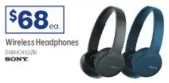 Officeworks Sony Wireless Headphones offer
