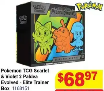 Mr Toys Pokemon TCG Scarlet & Violet 2 Paldea Evolved - Elite Trainer Box offer