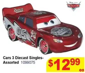 Mr Toys Cars 3 Diecast Singles- Assorted offer