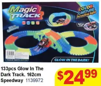 Mr Toys 133pcs Glow In The Dark Track. 162cm Speedway offer