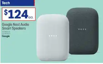 Officeworks Google Nest Audio Smart Speakers offer