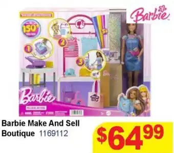 Mr Toys Barbie Make And Sell Boutique offer