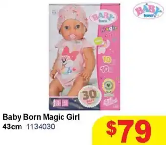 Mr Toys Baby Born Magic Girl 43cm offer