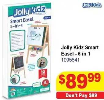 Mr Toys Jolly Kidz Smart Easel - 5 in 1 offer