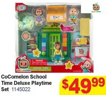 Mr Toys CoComelon School Time Deluxe Playtime Set offer