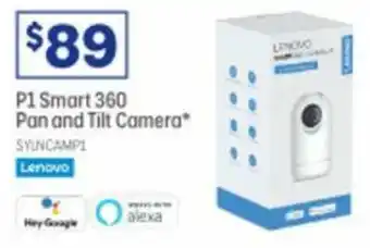Officeworks Lenovo P1 Smart 360 Pan and Tilt Camera offer