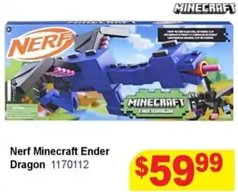 Mr Toys Nerf Minecraft Ender Dragon offer