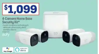 Officeworks Eufy 4-Camera Home Base Security Kit offer