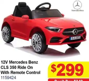 Mr Toys 12V Mercedes Benz CLS 350 Ride On With Remote Control offer